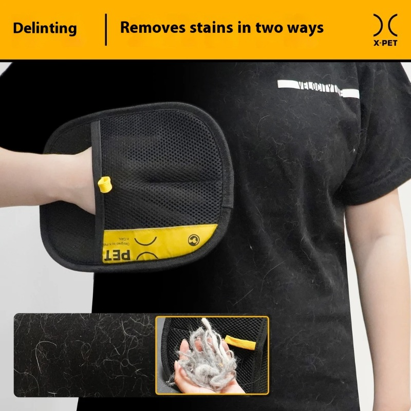 FurMingle Double-Sided Cat Grooming Gloves – Premium Comfort for Your Feline Friend