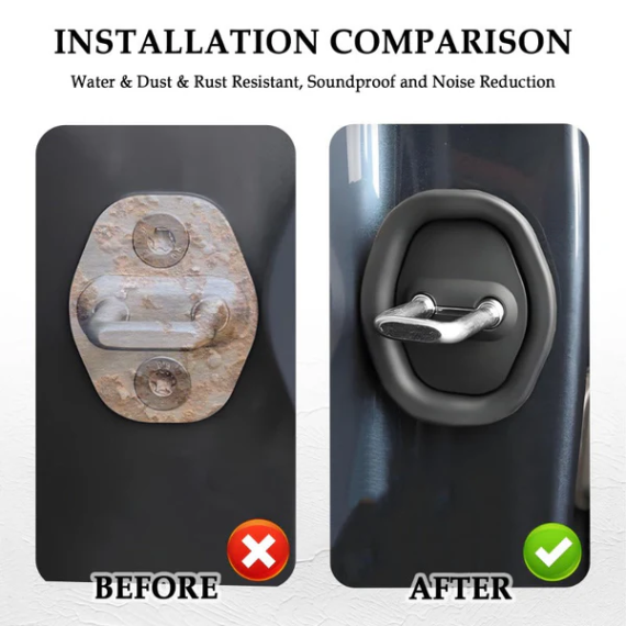 Universal Silicone Car Door Latch Covers