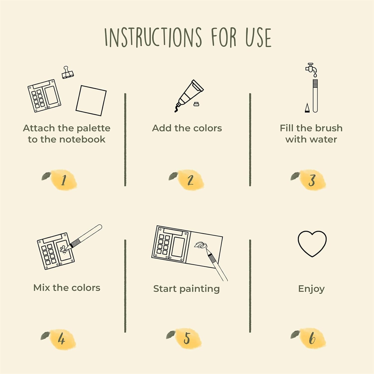 Mini Watercolour Painting Kit
