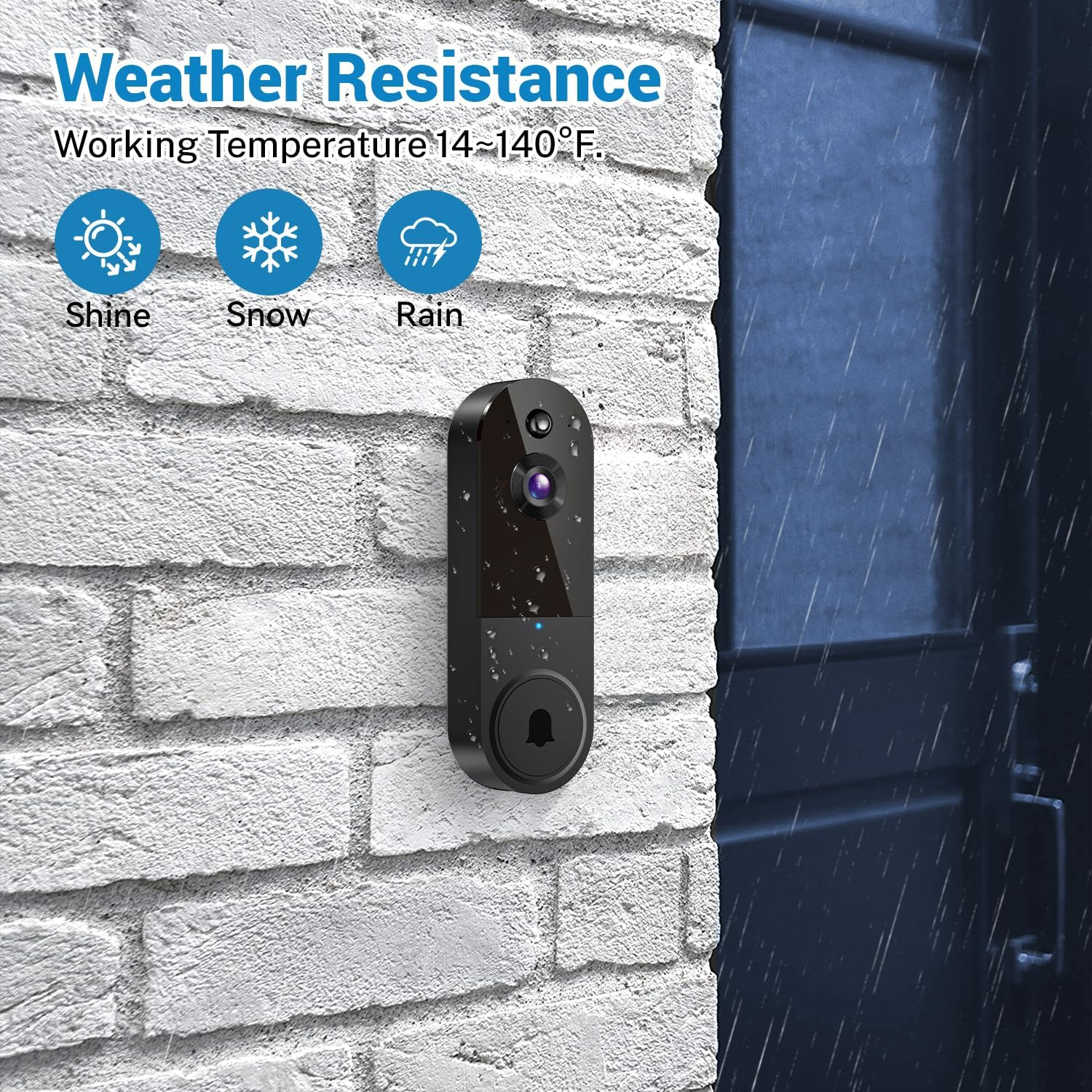 Smart Wi-Fi Video Doorbell Camera