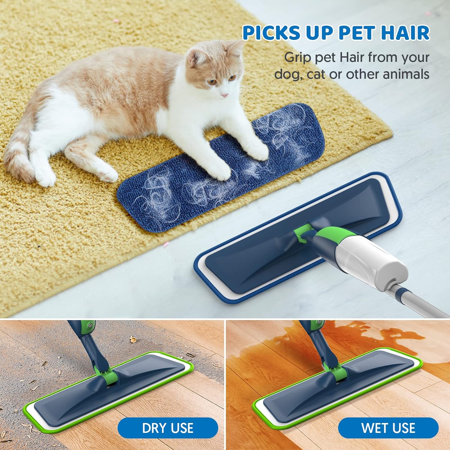 Microfiber Floor Cleaning Spray Mops