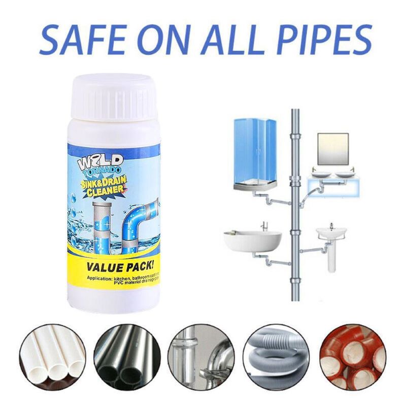Tornado Cleaner for Clogged Sinks, Drains, Kitchens & Toilets