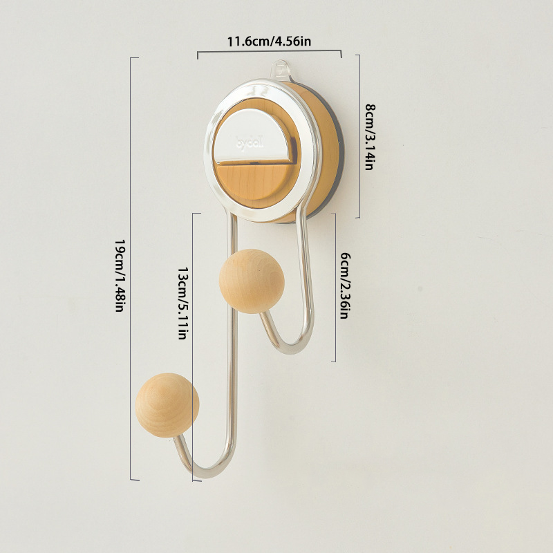No‑Drill Suction Toilet Paper Holder