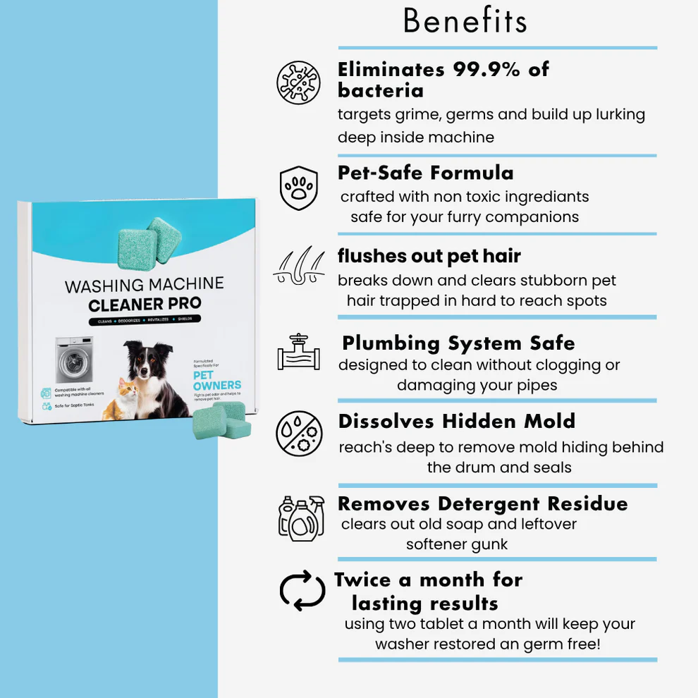 Deep Clean Washing Machine Tablets