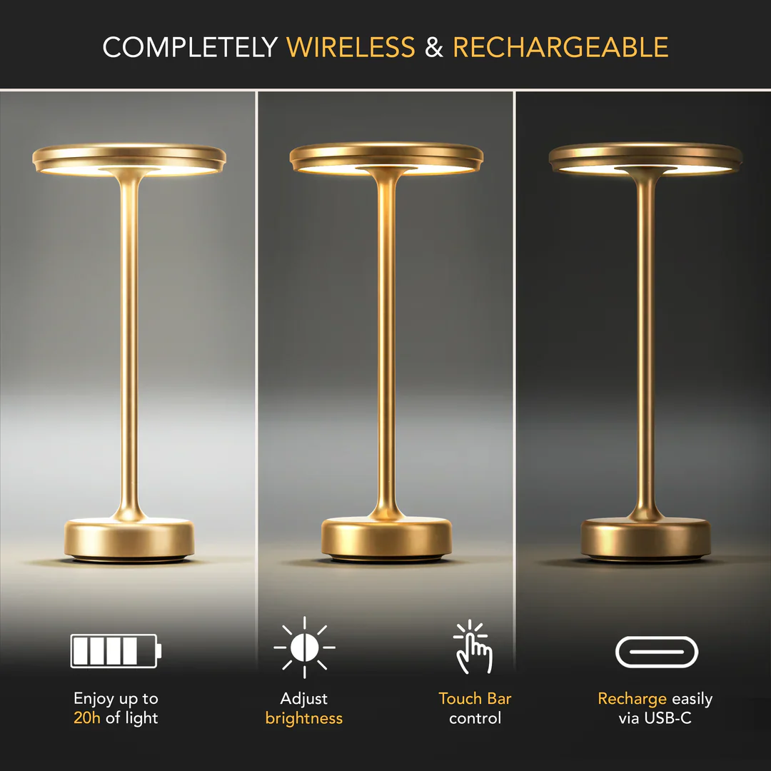 Minimalist Touch Control Table Lamp