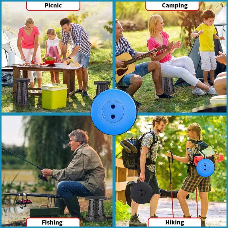 Retractable Folding Stool
