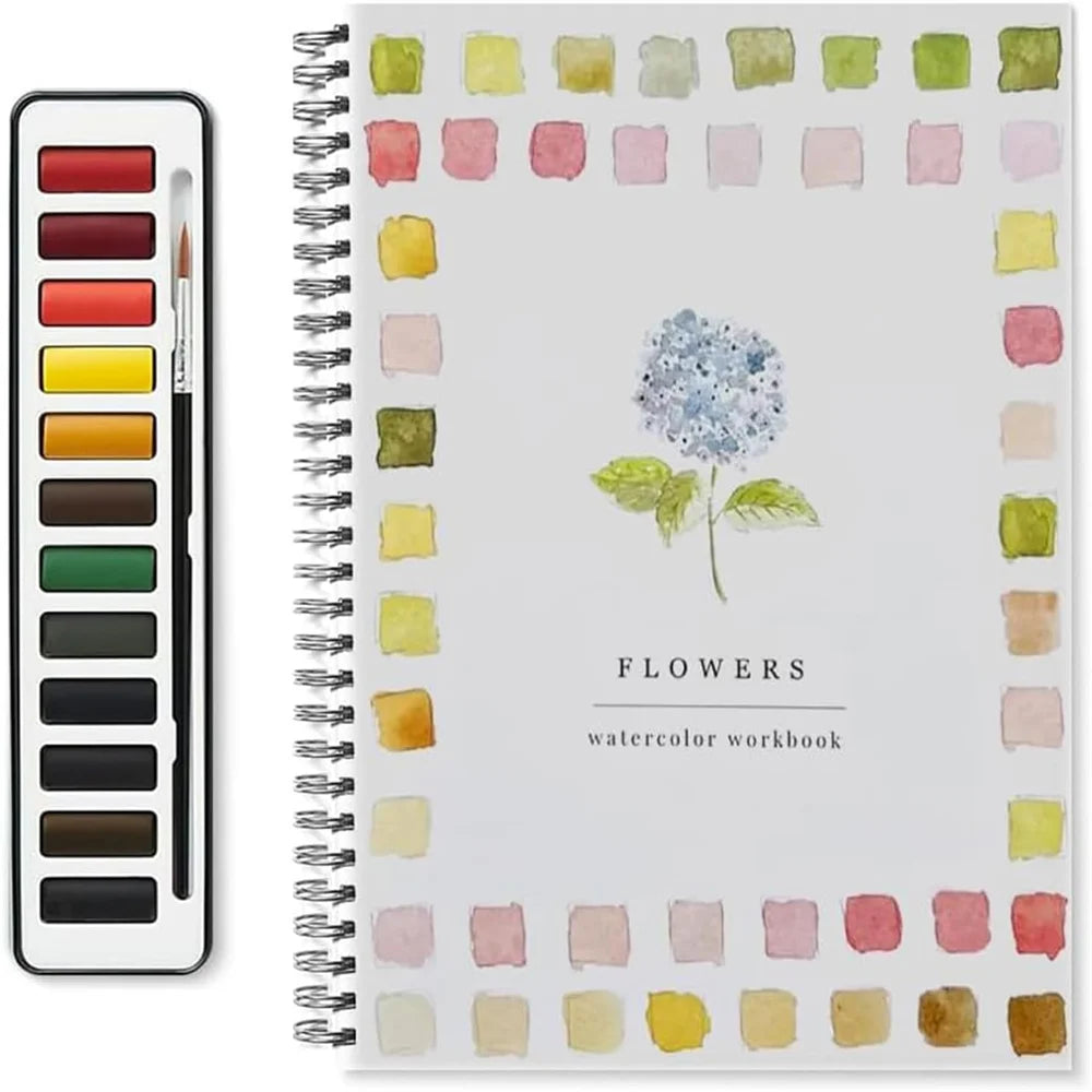 Relaxing Creative Watercolour Art Workbook