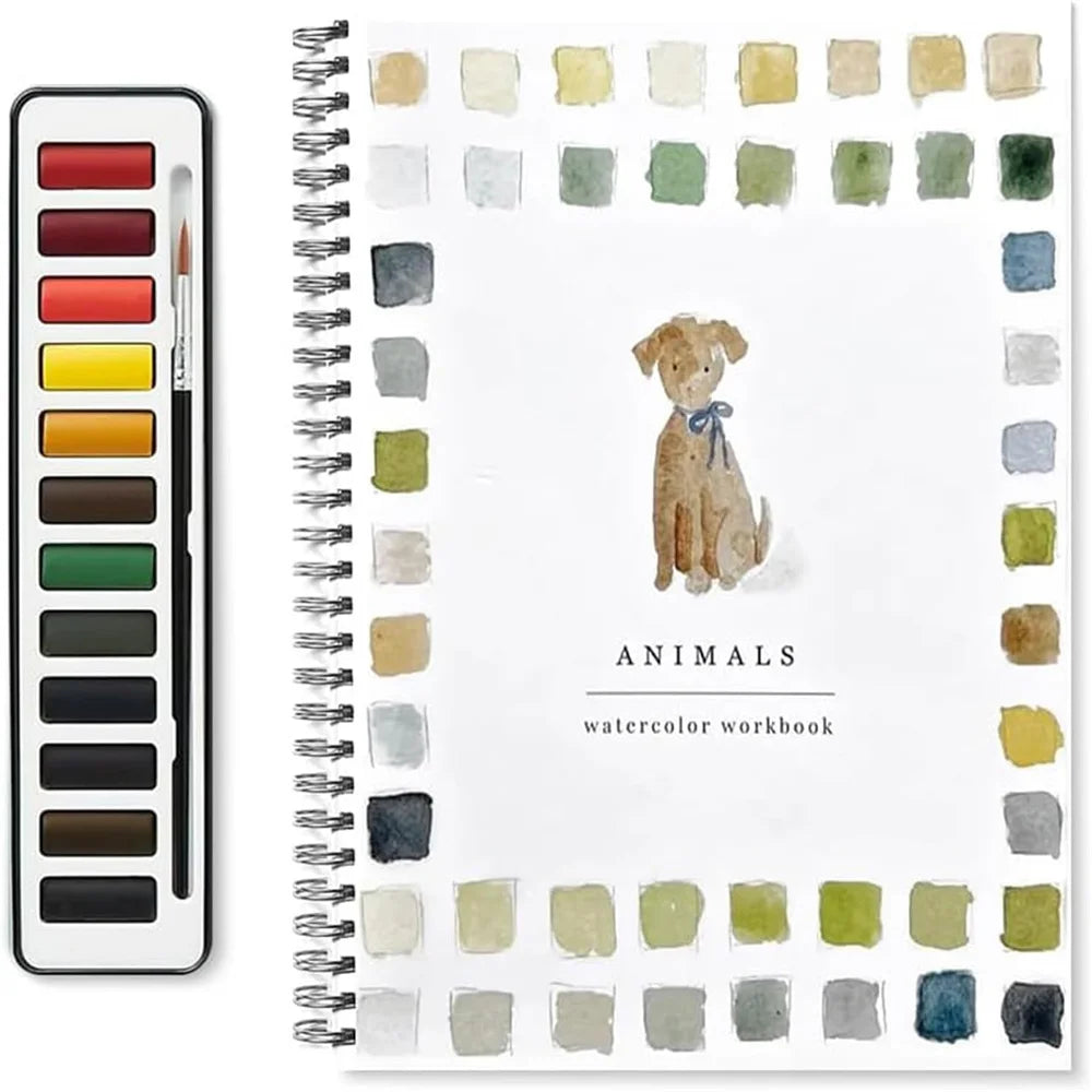 Relaxing Creative Watercolour Art Workbook