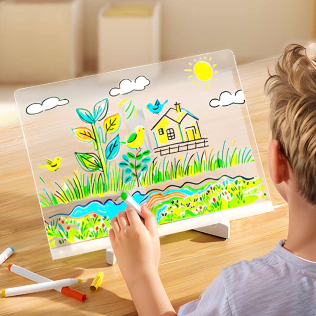 Interactive LED Drawing & Writing Tablet for Kids