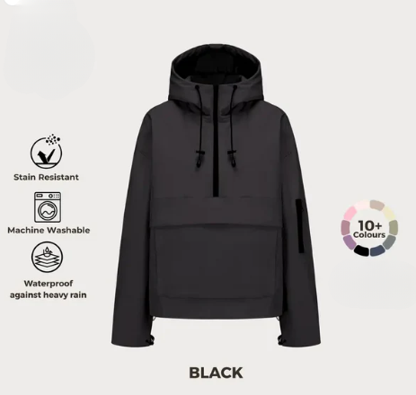 All-Weather Waterproof Rain Hoodie