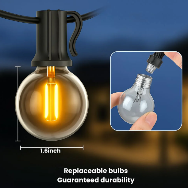 Radiant Solar Festoon Lights