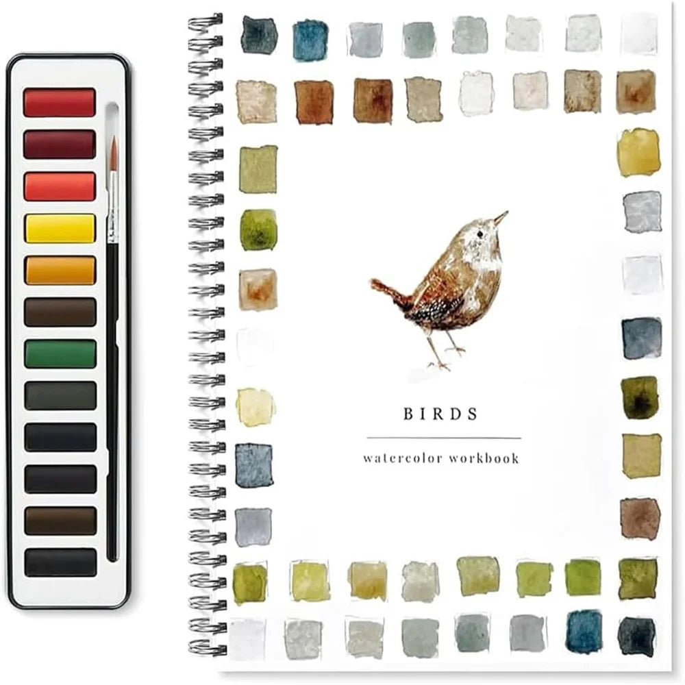 Relaxing Creative Watercolour Art Workbook