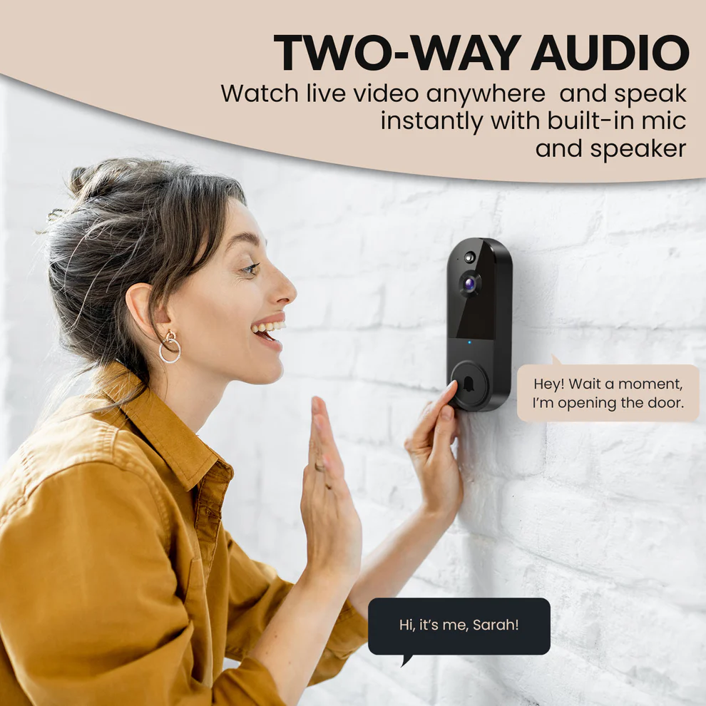 Smart Wi-Fi Video Doorbell Camera