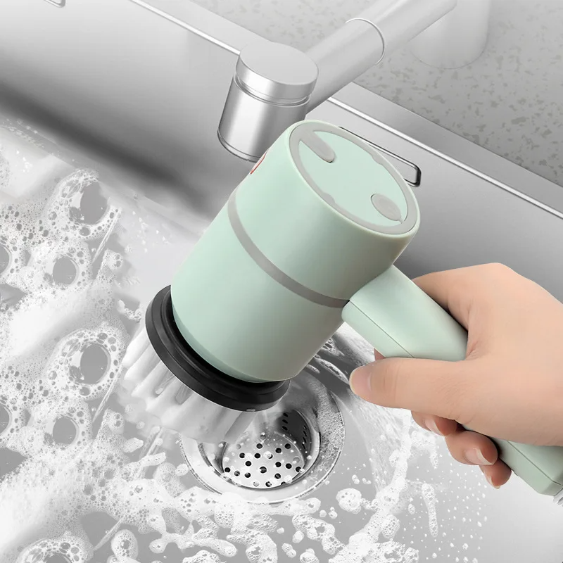 Rotating Dish Cleaning Brush With 6 Heads