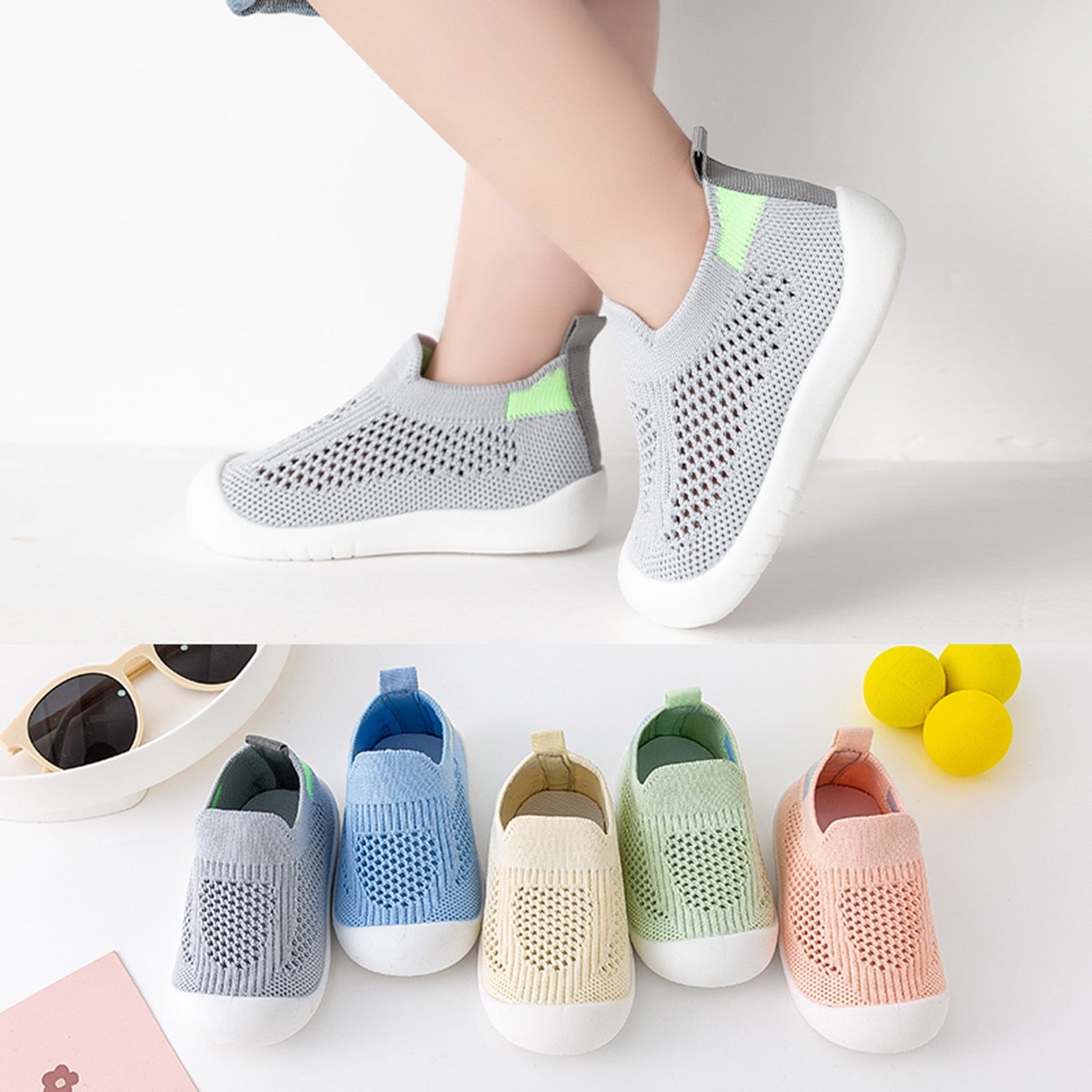 Non-Slip Baby Mesh Shoes
