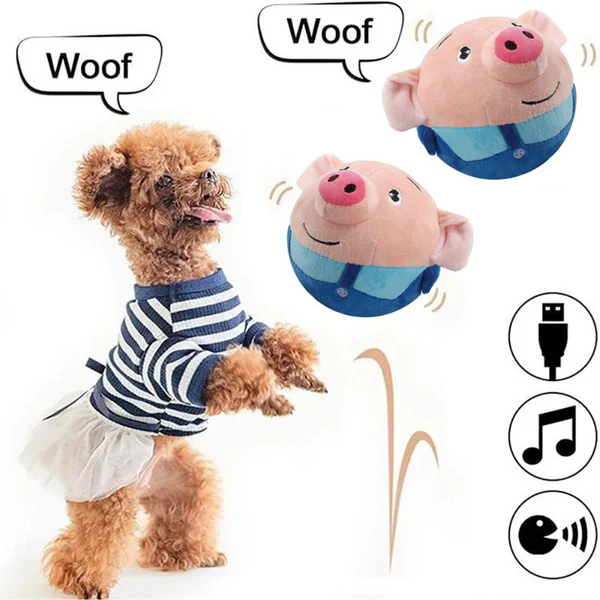 Cheerful Bouncing Piggy Toy