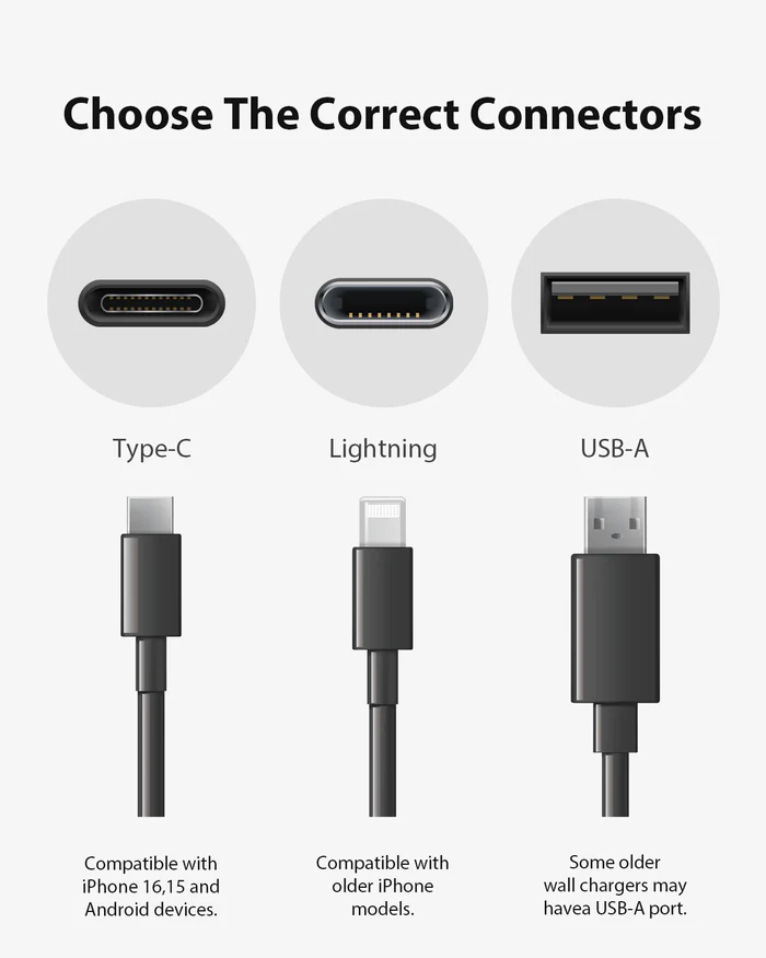 Magnetic Anti-Tangle Charging Cable