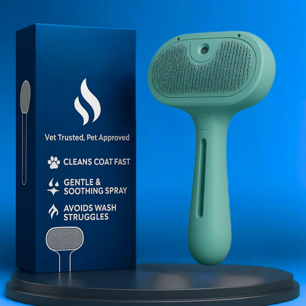 Gentle 3-in-1 Pet Steam Brush