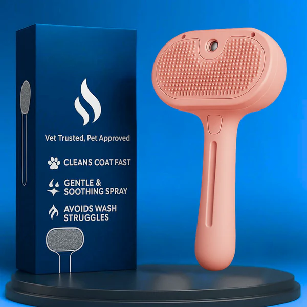 Gentle 3-in-1 Pet Steam Brush