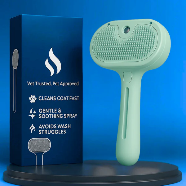 Gentle 3-in-1 Pet Steam Brush