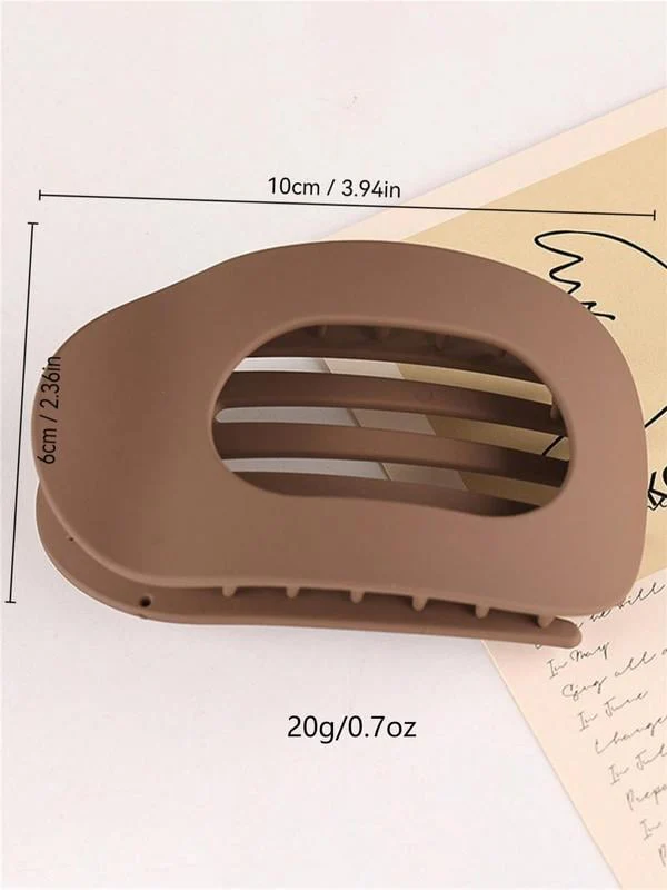 Elegant Matte Solid Colour Hair Clip