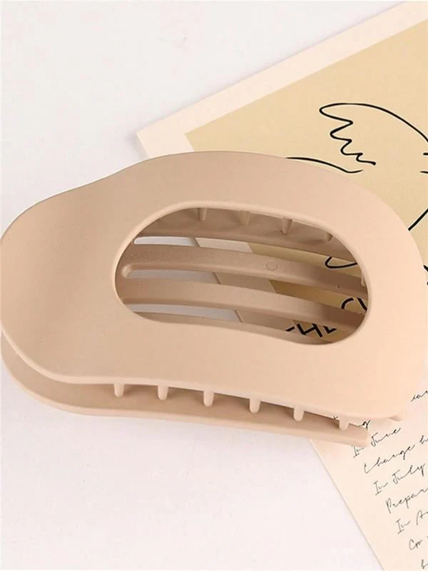 Elegant Matte Solid Colour Hair Clip