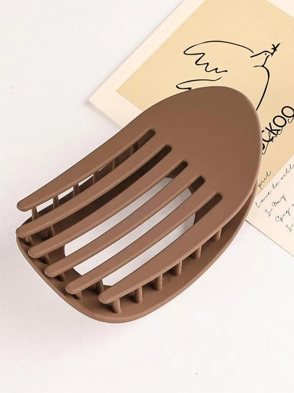Elegant Matte Solid Colour Hair Clip
