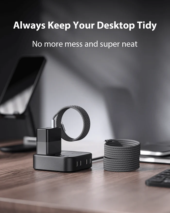 Magnetic Anti-Tangle Charging Cable