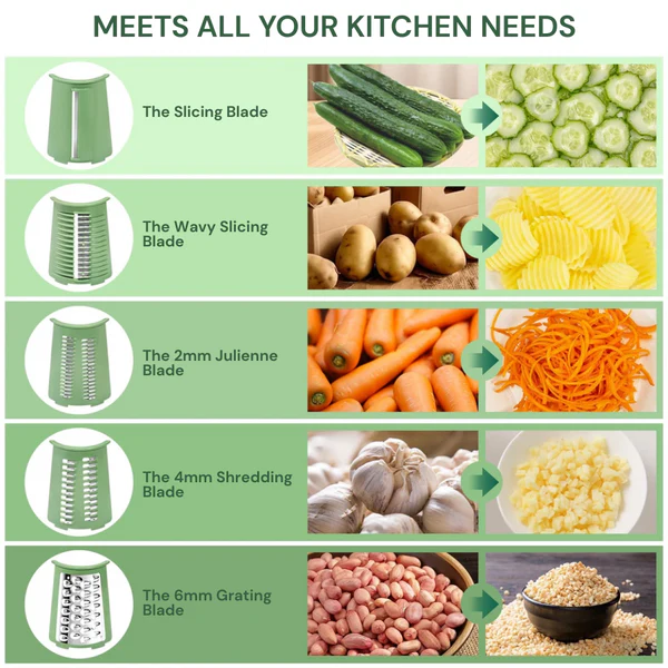 Versatile Rotary Kitchen Slicer