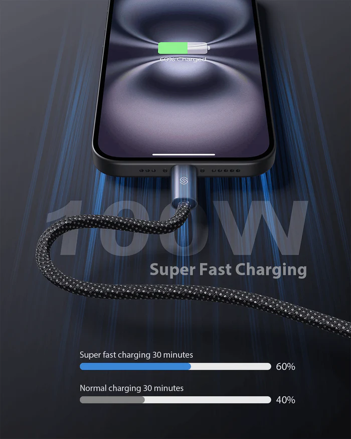 Magnetic Anti-Tangle Charging Cable