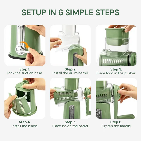 Versatile Rotary Kitchen Slicer