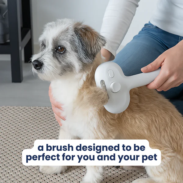 Gentle 3-in-1 Pet Steam Brush