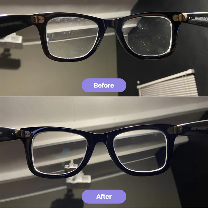 PureShine Ultrasonic Glasses Cleaner | Effortless, Streak-Free Clarity