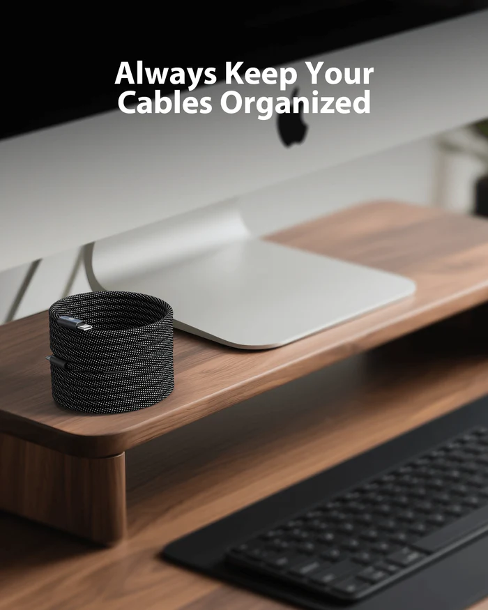 Magnetic Anti-Tangle Charging Cable