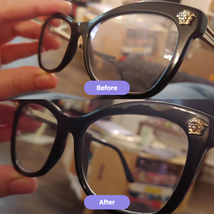 PureShine Ultrasonic Glasses Cleaner | Effortless, Streak-Free Clarity