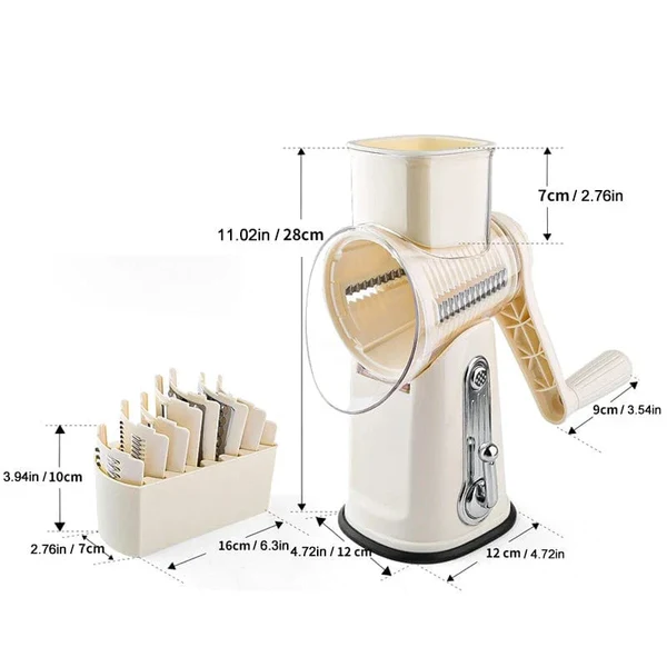 Versatile Rotary Kitchen Slicer