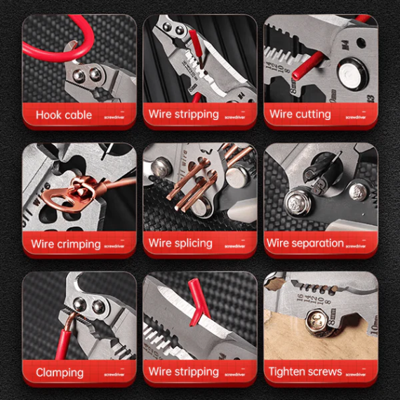 Foldable Multi-Function Wire Stripper