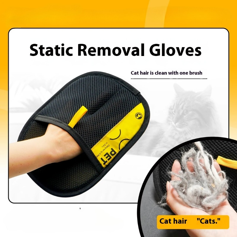 FurMingle Double-Sided Cat Grooming Gloves – Premium Comfort for Your Feline Friend