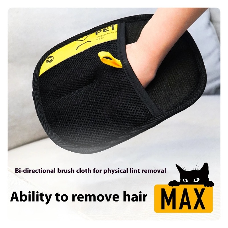 FurMingle Double-Sided Cat Grooming Gloves – Premium Comfort for Your Feline Friend
