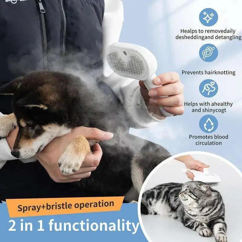 Gentle Soothing Pet Grooming Brush