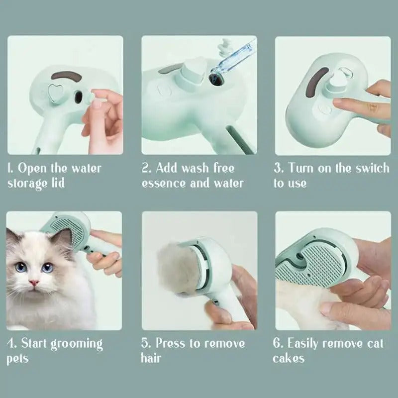 Gentle Soothing Pet Grooming Brush