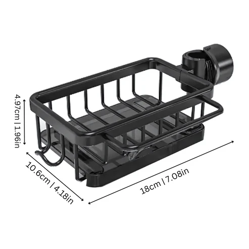 SpaceSaver - Quick-Dry Sink Storage Basket | Maximizes Kitchen Organization