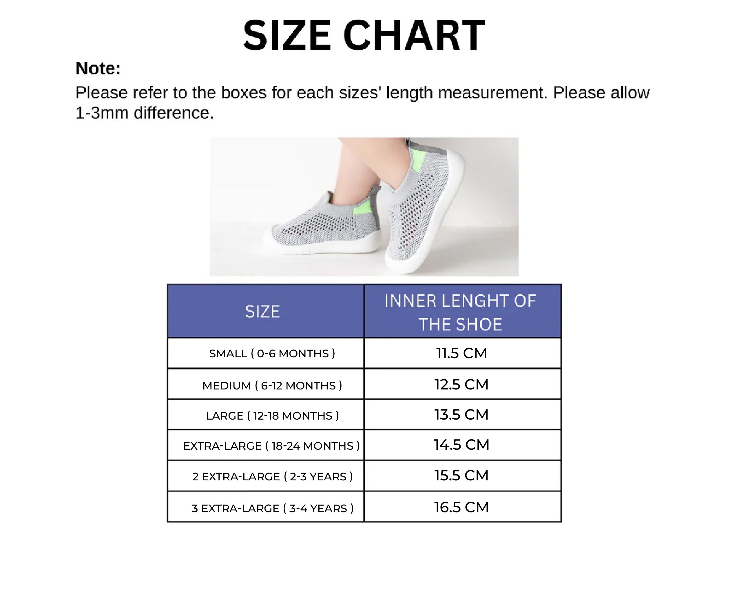 Non-Slip Baby Mesh Shoes