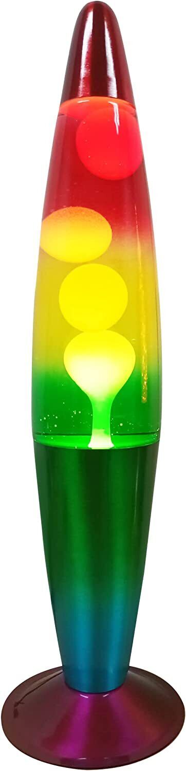 Retro Lava Lamp 16” Peaceful Motion Wax Liquid Relaxation Light Xmas Gift
