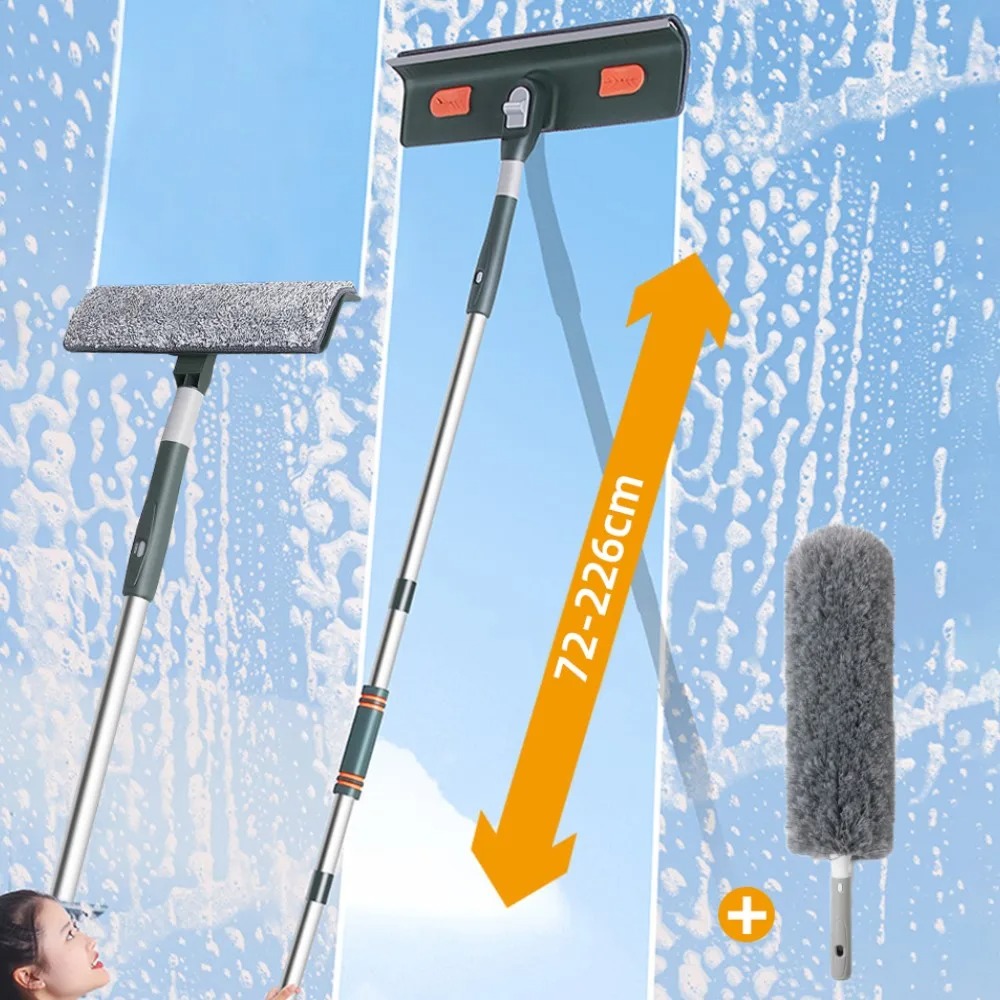 4 in 1 - Telescopic Window Cleaner Tool Kit