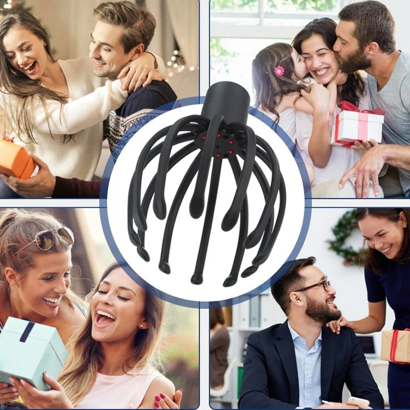 Soothing Octo Electric Head Massager | Stress Relief & Scalp Care