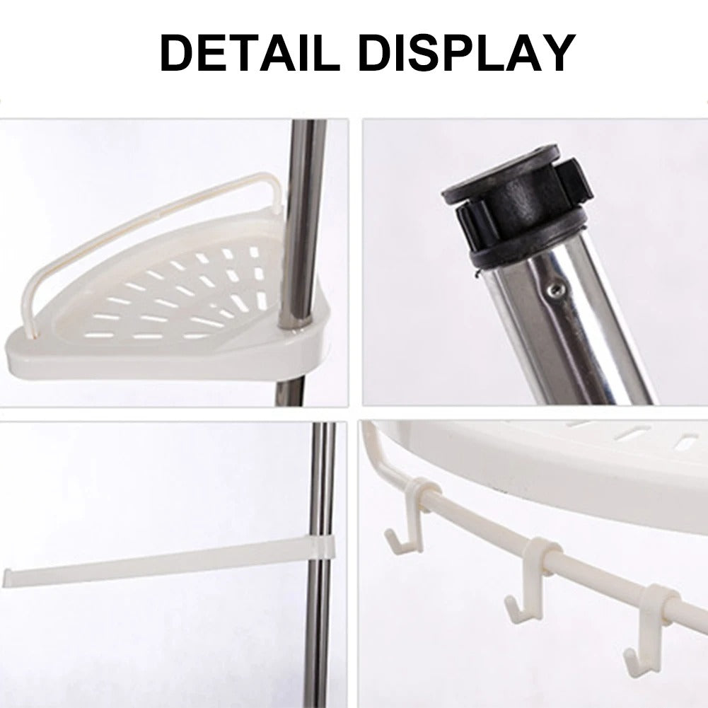 FlexiRack Adjustable Telescopic Corner Shelf