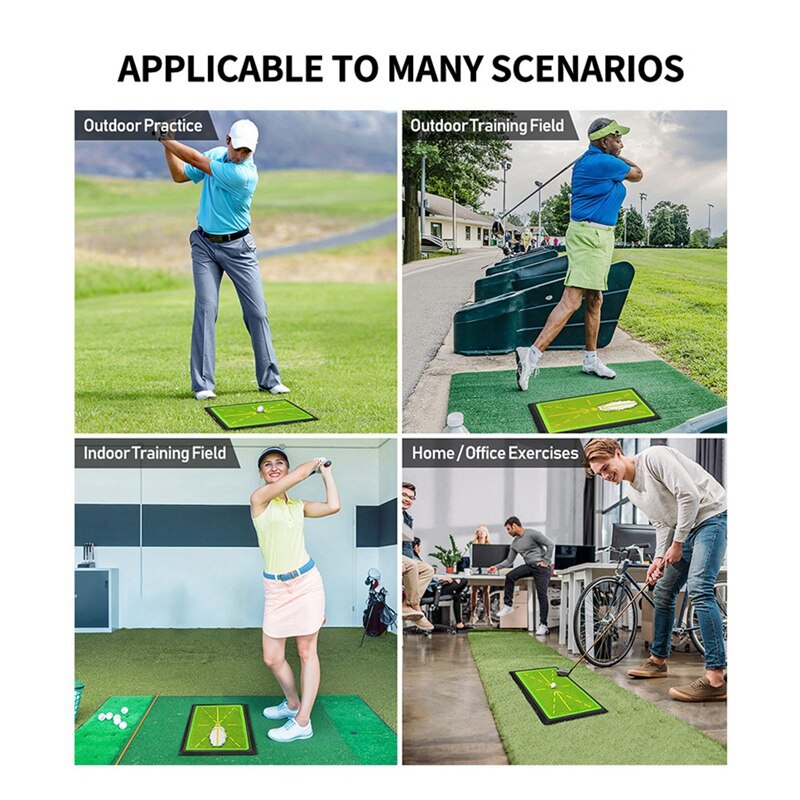 Golf Swing Tracker Mat - Use at Home or Park