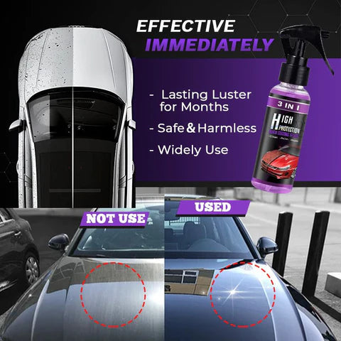 3in1 Car Protection Quick Coating Spray – Ozycleans