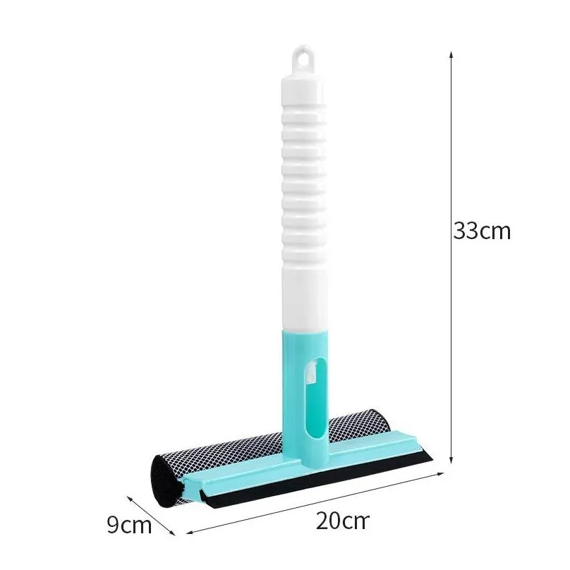 Three-in-one Glass Scraping Wiper Cleaning Brush